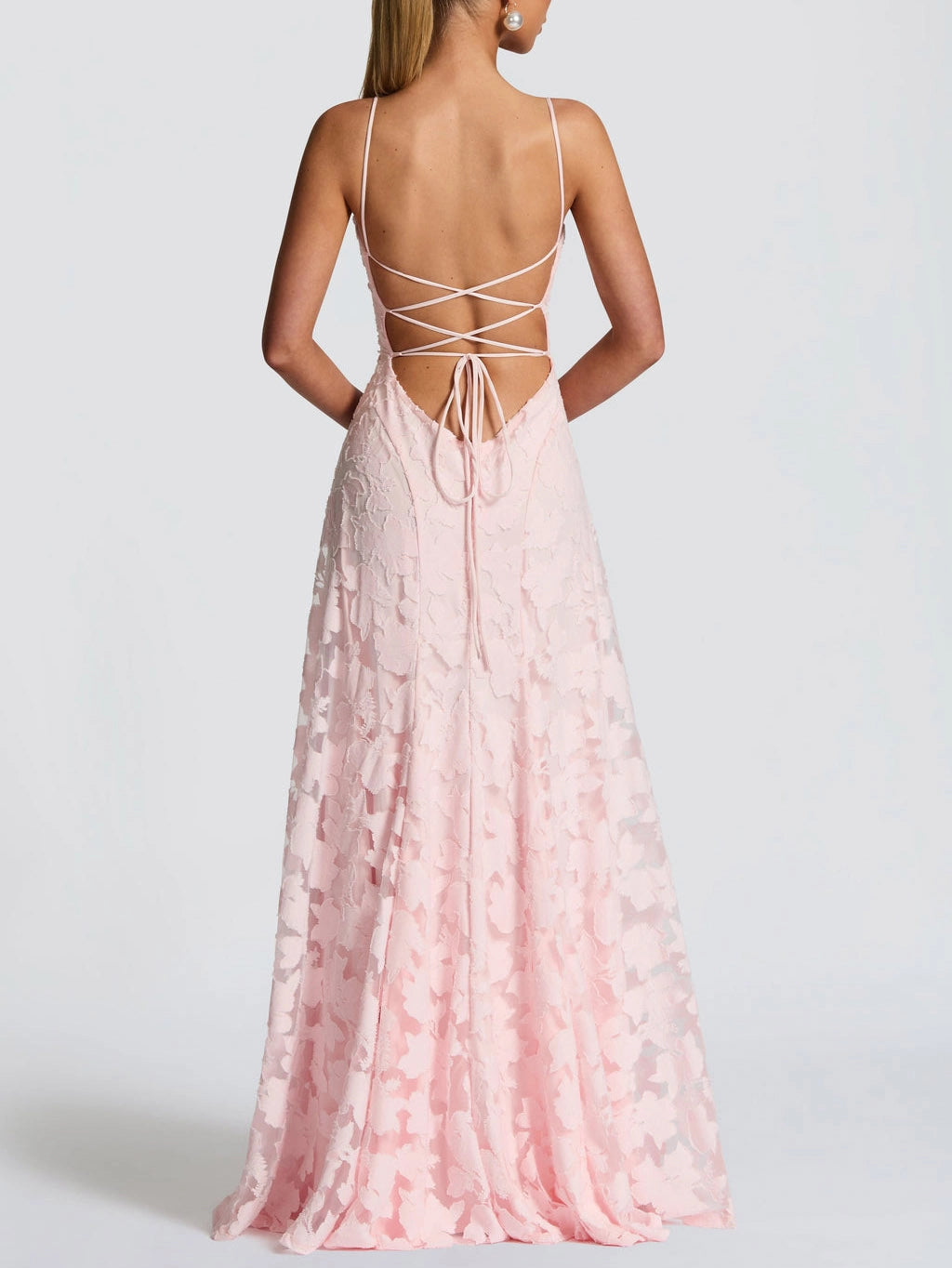 Rosalie – robe maxi délicate avec détail en dentelle