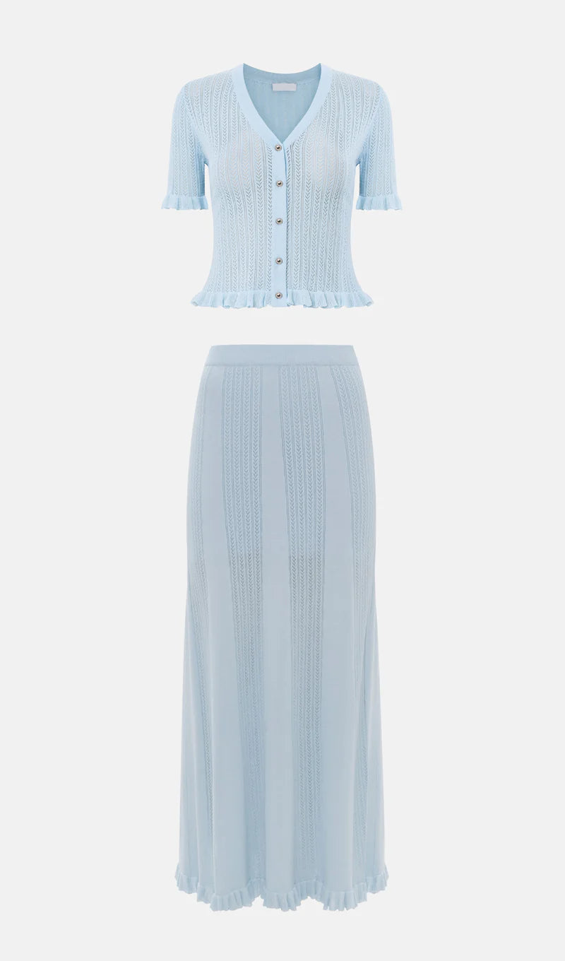 Ensemble Serena – t-shirt et jupe maxi
