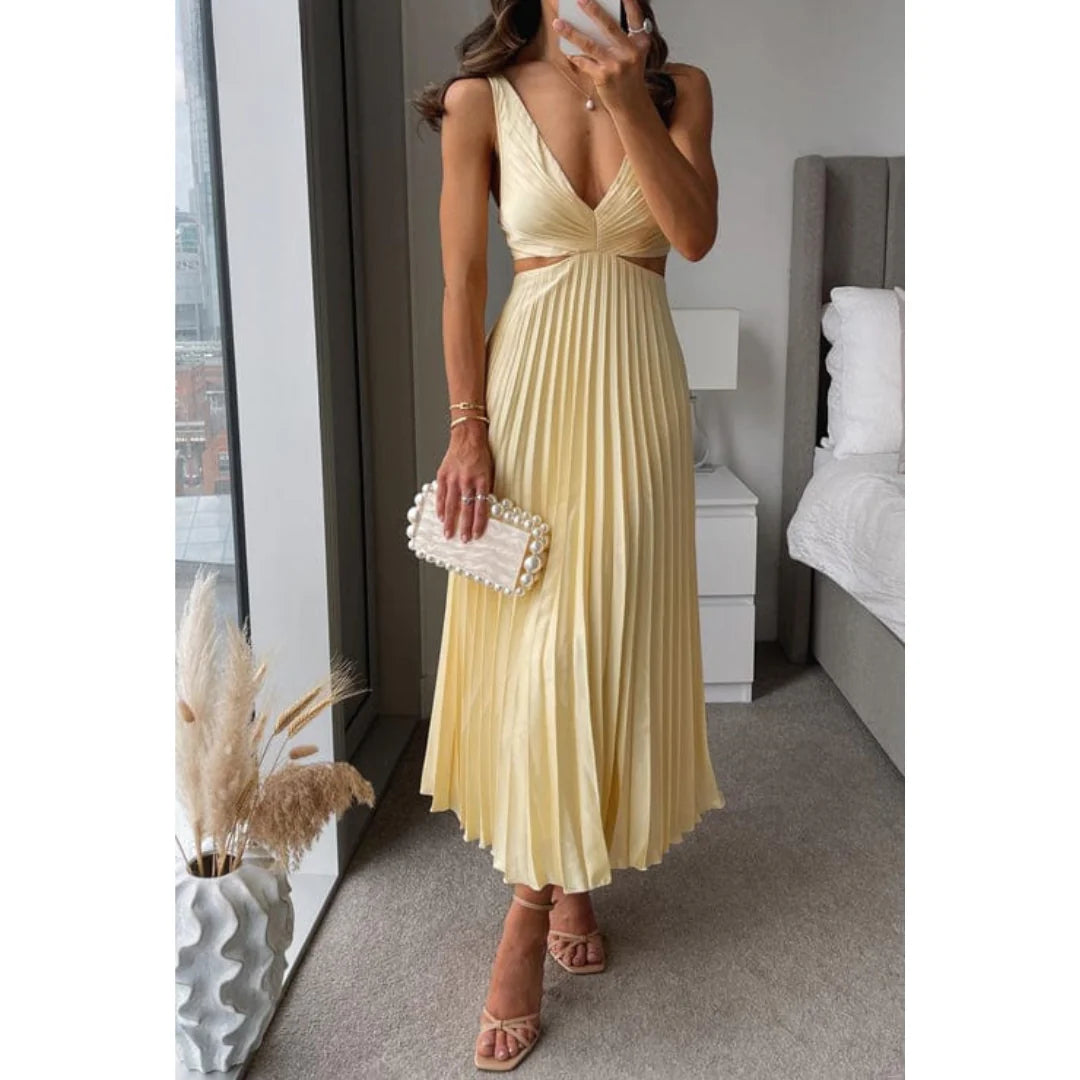 Robe plissée