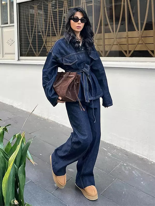 Ensemble en denim élégant
