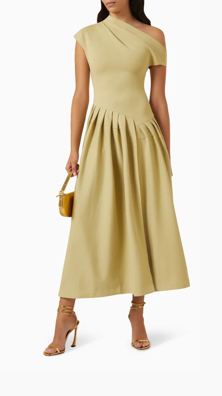 Sonja | Robe longue à manches courtes