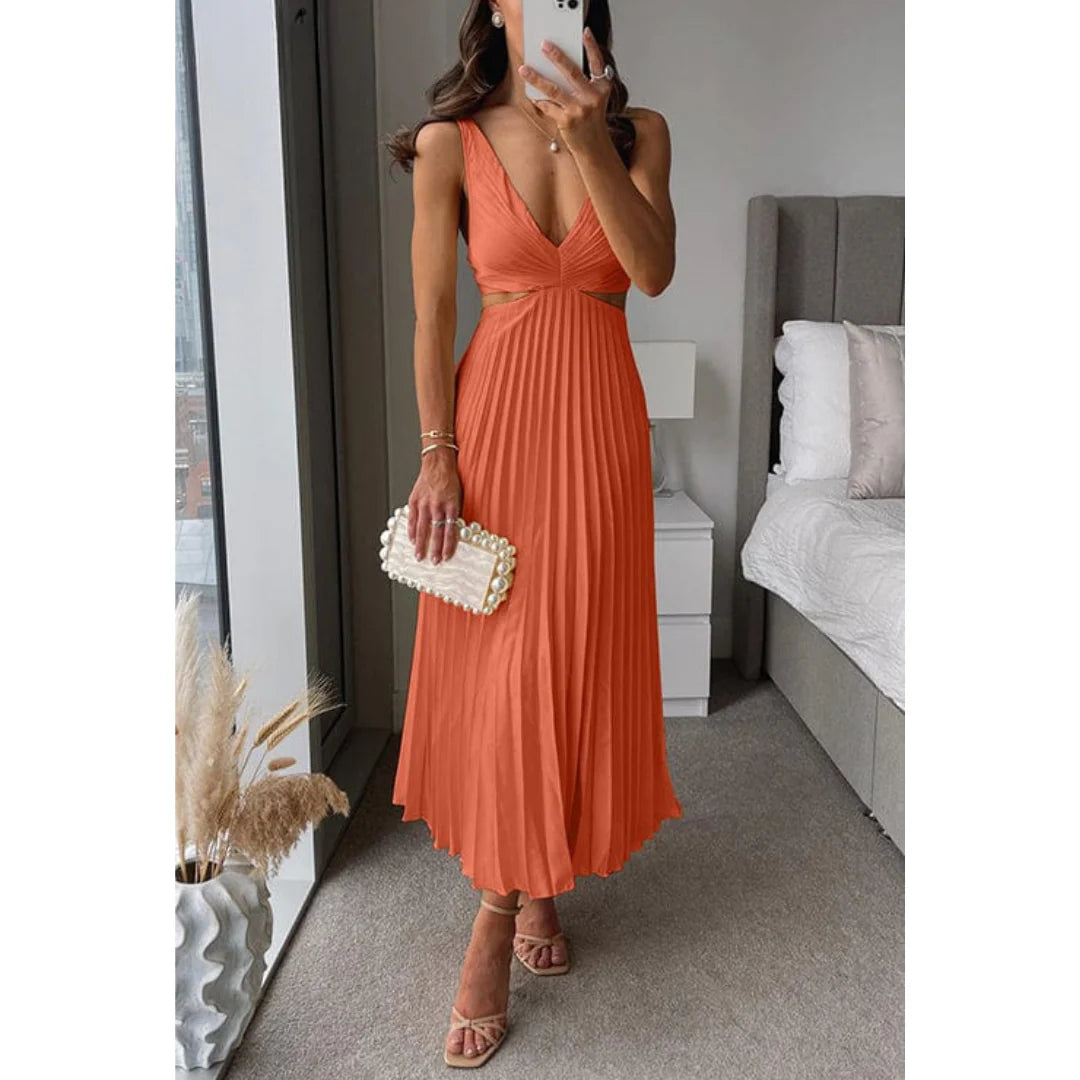 Robe plissée