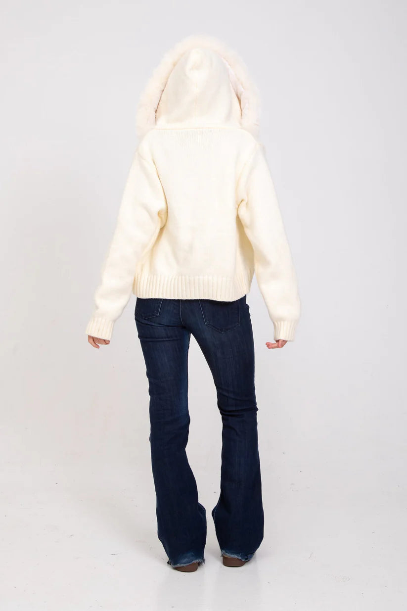 Veste élégance en fausse fourrure