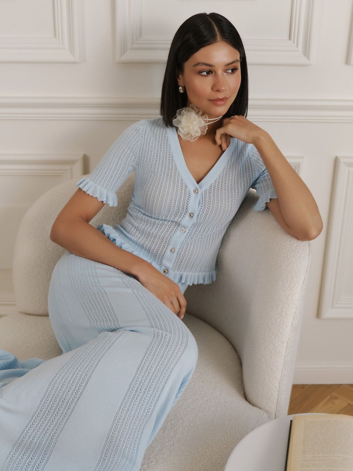 Ensemble Serena – t-shirt et jupe maxi