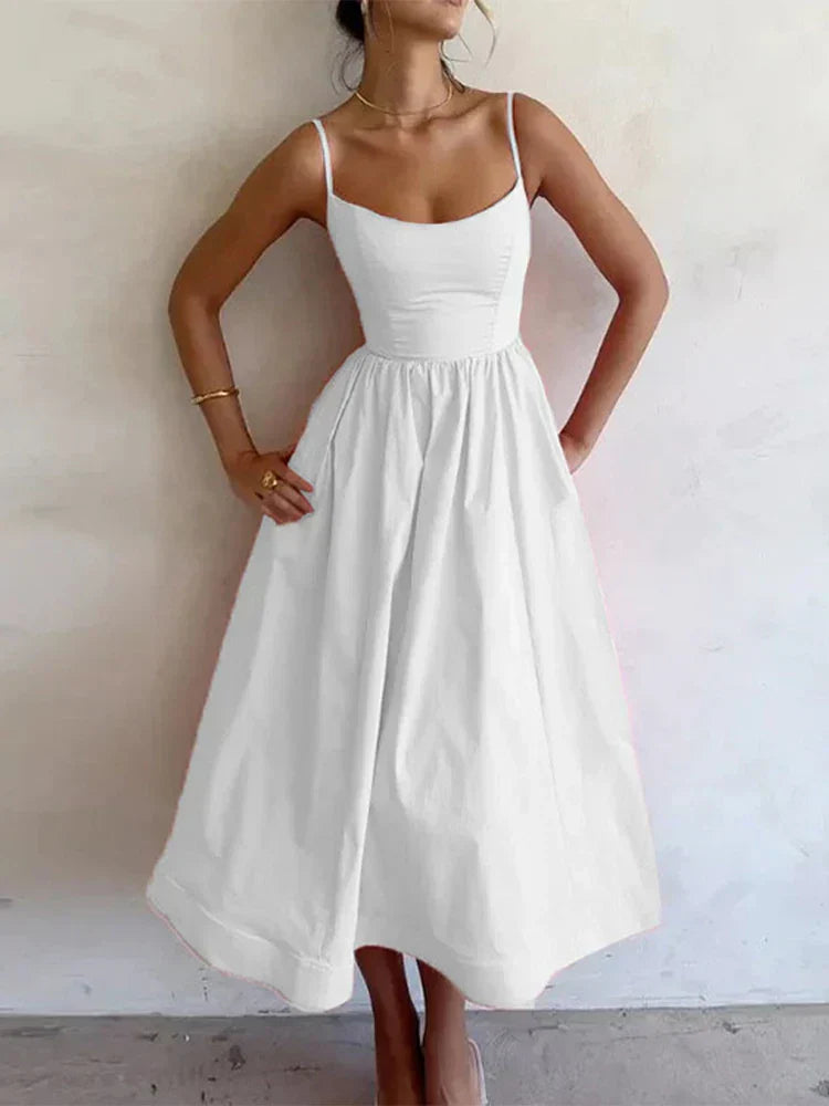 Luise – robe à bretelles spaghetti