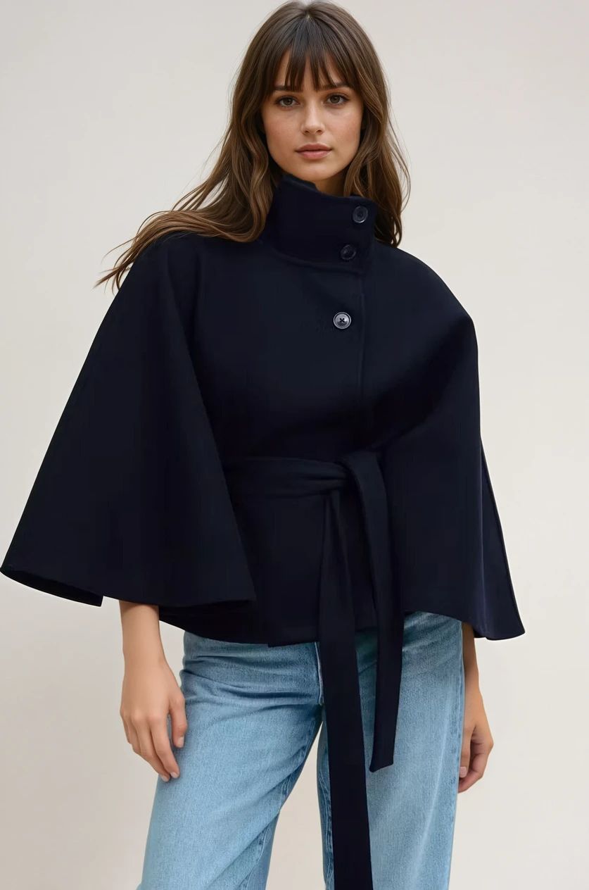Arlette - Cape avec ceinture