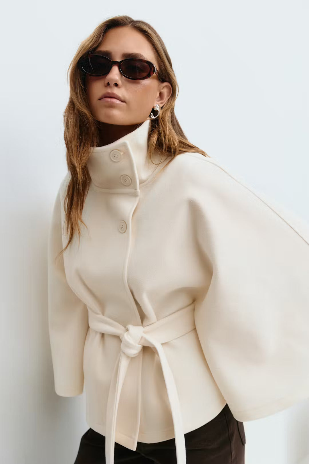 Arlette - Cape avec ceinture