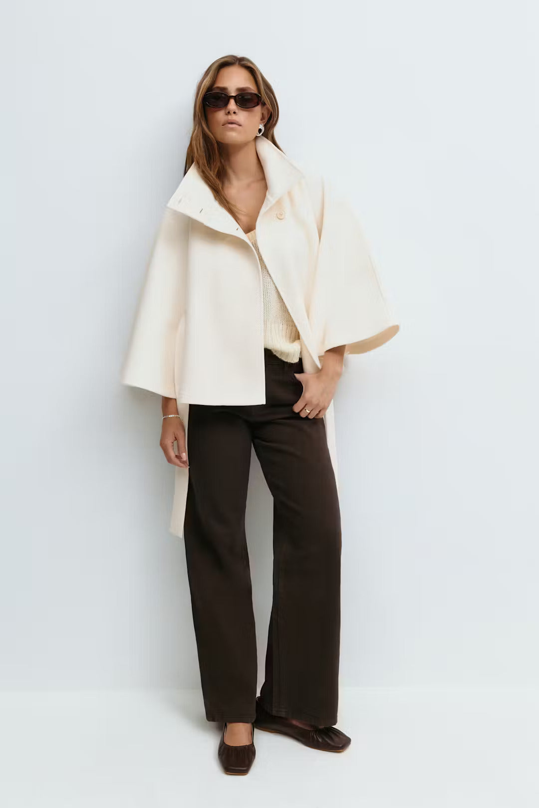 Arlette - Cape avec ceinture