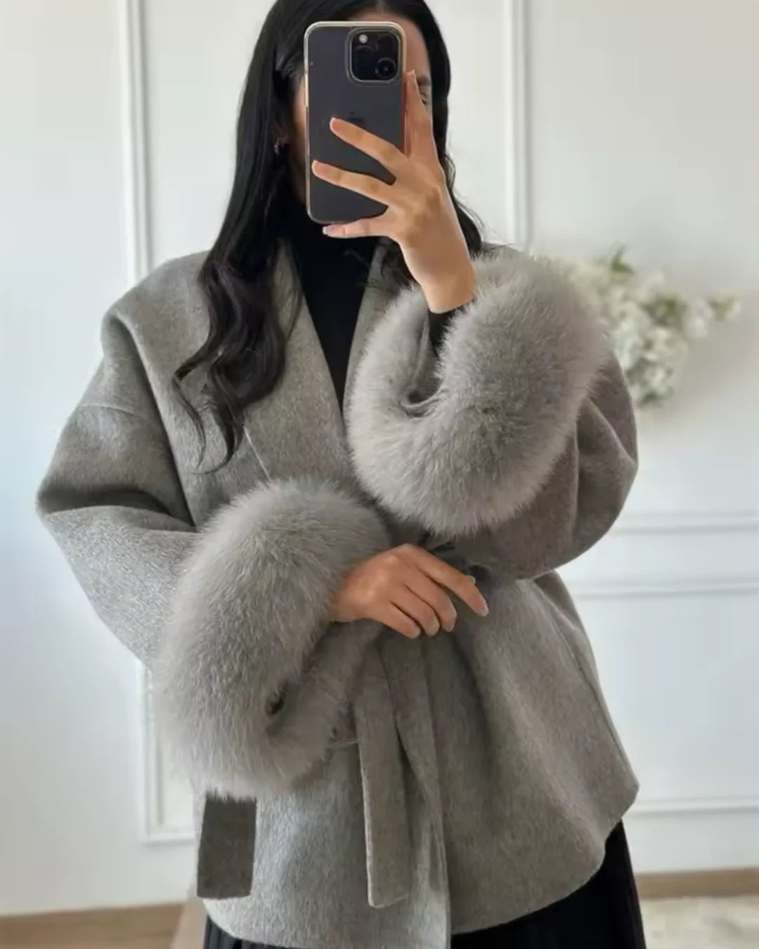 Victoria – Manteau en laine douce