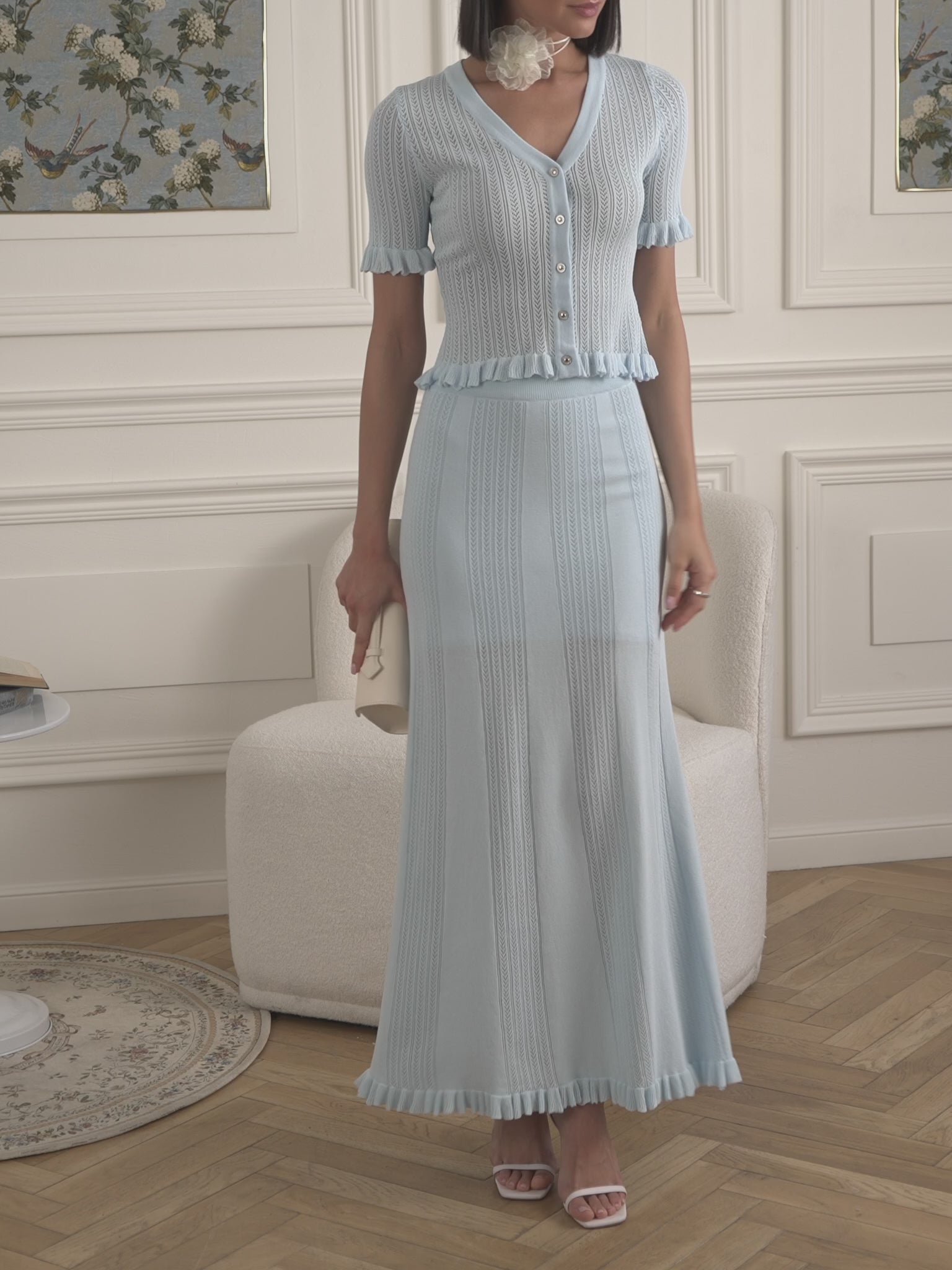 Ensemble Serena – t-shirt et jupe maxi