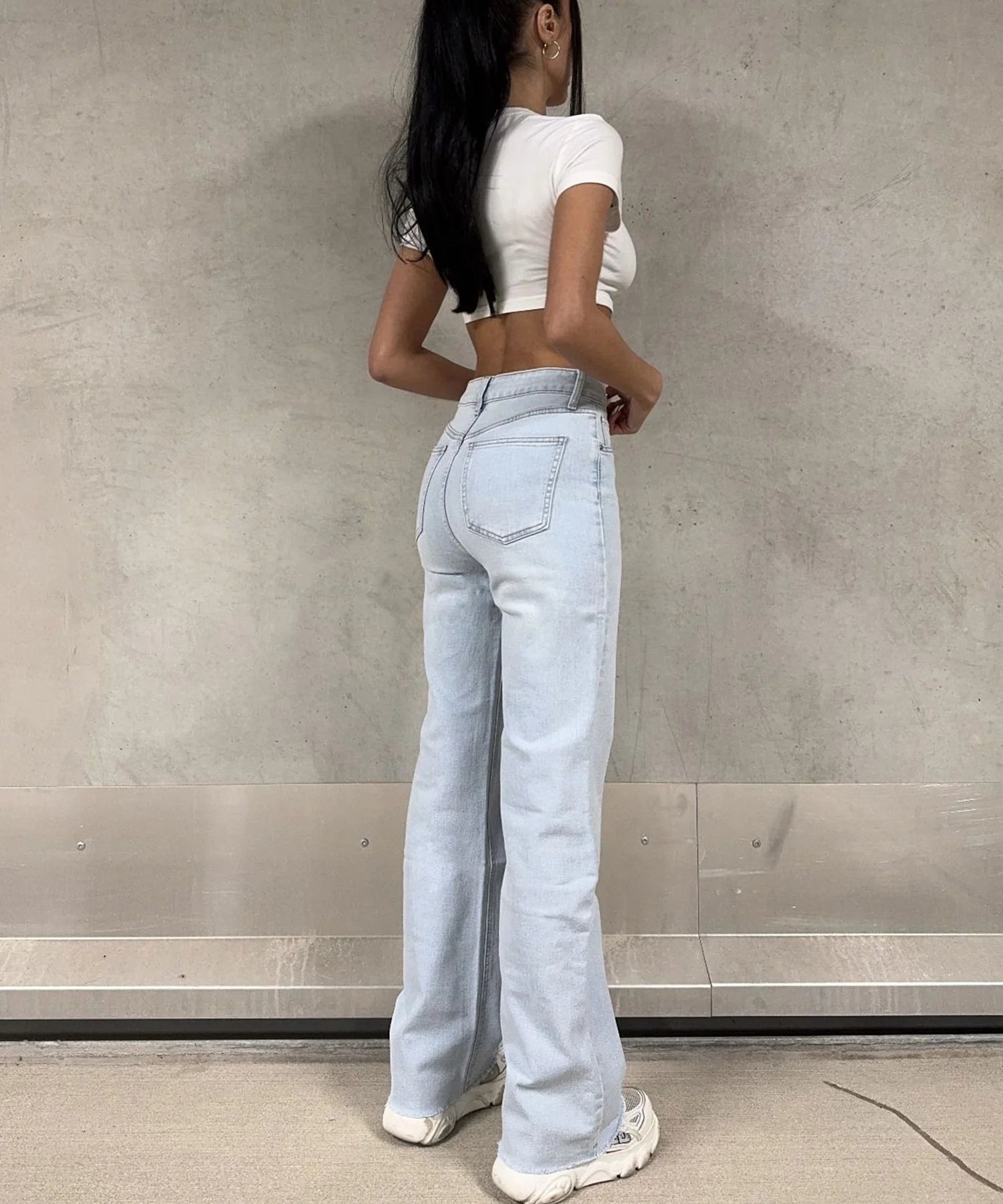 Jean large stretch Sola bleu