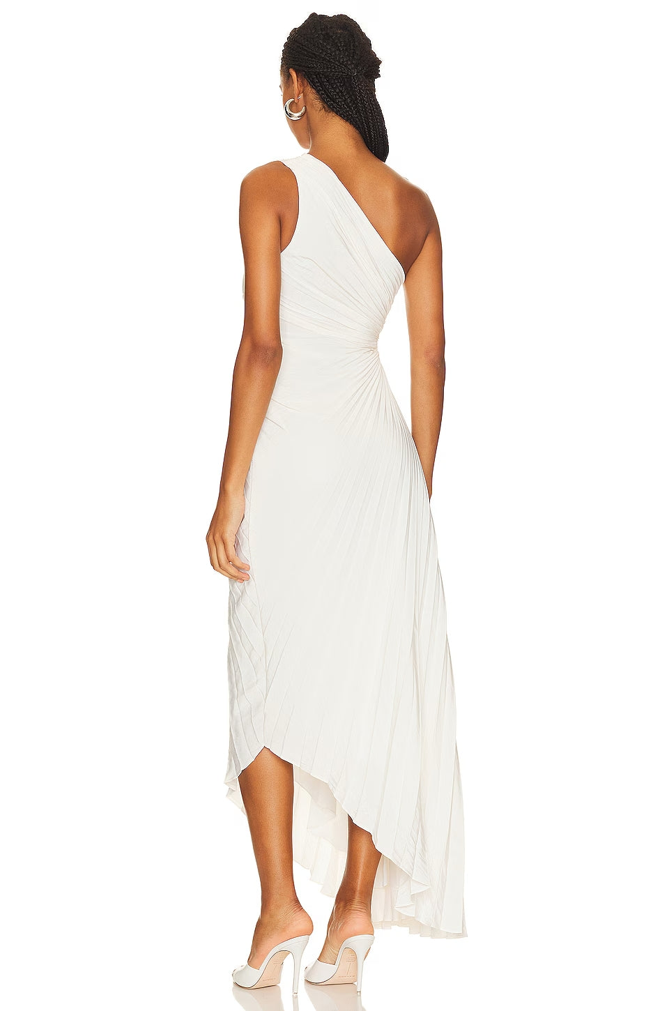 Elira Plissée – robe élégante avec détail découpé