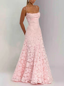 Rosalie – robe maxi délicate avec détail en dentelle