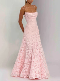 Rosalie – robe maxi délicate avec détail en dentelle