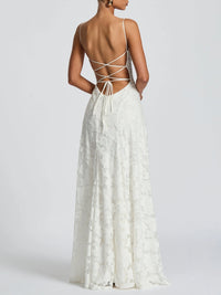 Rosalie – robe maxi délicate avec détail en dentelle