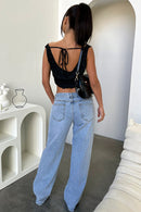 Jean taille basse de luxe