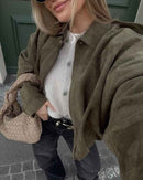 Veste en daim oversize Verve