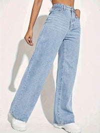 Jean à taille haute essentielle