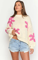 Luisa - Pull fleuri