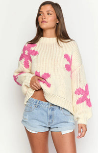 Luisa - Pull fleuri