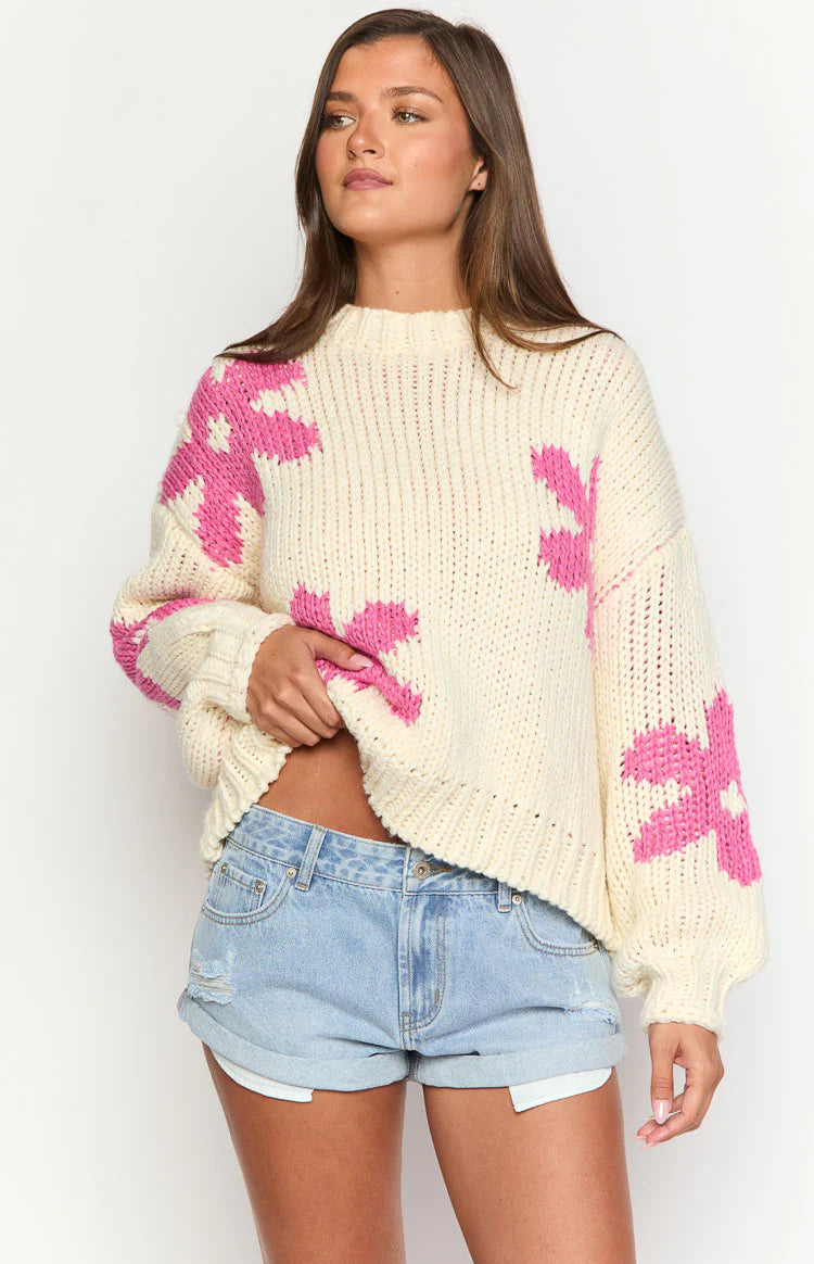 Luisa - Pull fleuri