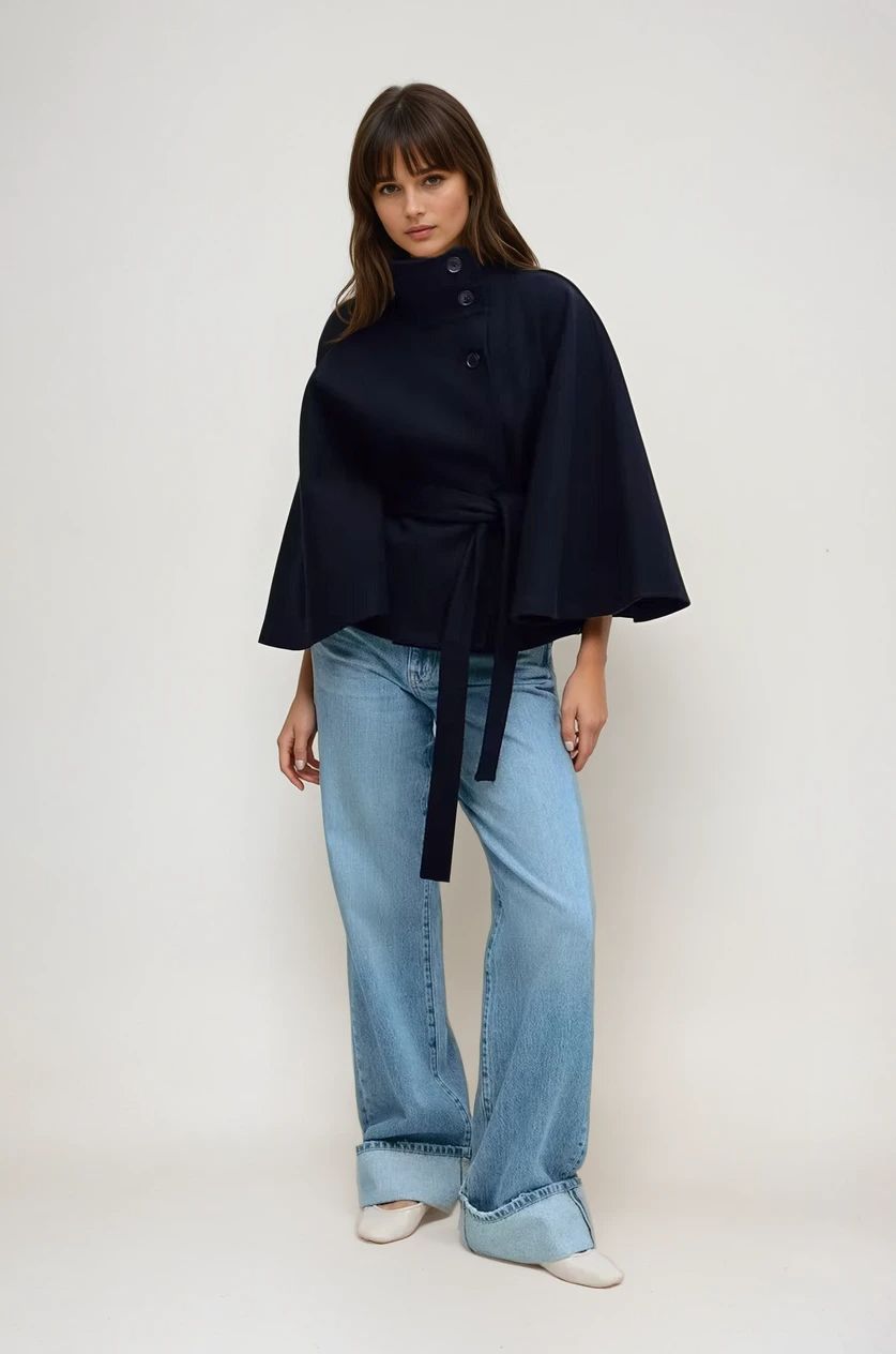 Arlette - Cape avec ceinture