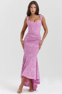 Ella | Robe midi effet portefeuille