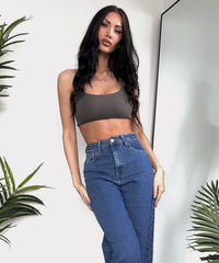 Jean large stretch classique bleu