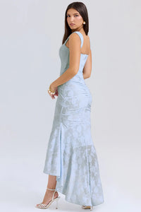 Ella | Robe midi effet portefeuille