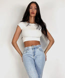 Jean large stretch Hearts bleu