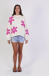 Luisa - Pull fleuri