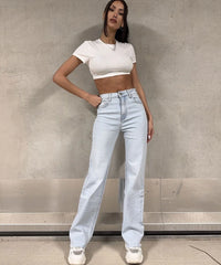 Jean large stretch Sola bleu