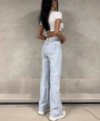 Jean large stretch Sola bleu